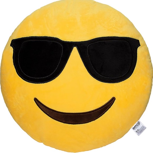Emoji Pals Yellow Pillow - Picture 1 of 2
